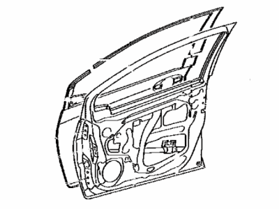 Toyota 67001-52570 Panel Sub-Assy,  Front Door,  RH