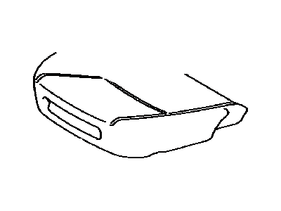 Toyota 71511-52590 Pad, Front Seat Cushion, Passenger Side(For Separate Type)