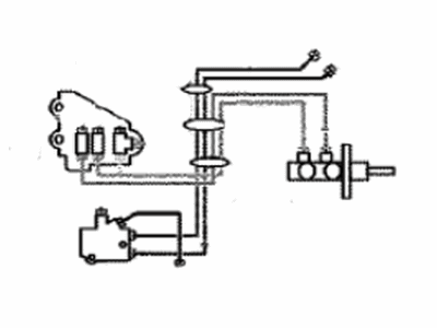 Toyota 47316-52240 Tube,  Front Brake,  NO.6