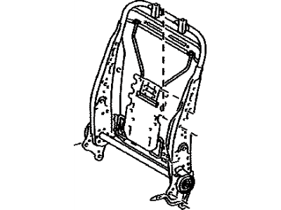 Toyota 71640-52160 Spring Assy,  Front Seat Back,  LH(For Separate Type)