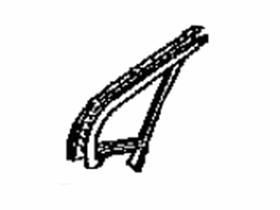 Toyota 68215-52020 Weatherstrip,  Front Door Fix Window,  RH