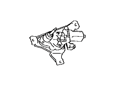 Toyota 85130-42060 Motor Assy,  Rear Wiper