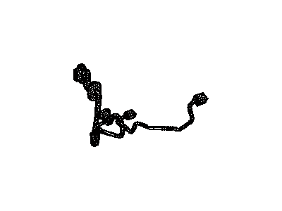 Toyota 82153-0C201 Wire,  Rear Door,  NO.1