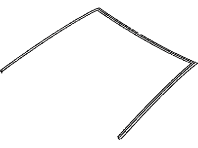 Toyota 75533-52200 Moulding,  Windshield,  Outside