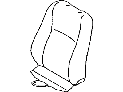 Scion 71074-12Y60-B0 Cover,  Front Seat Back,  LH(For Separate Type)