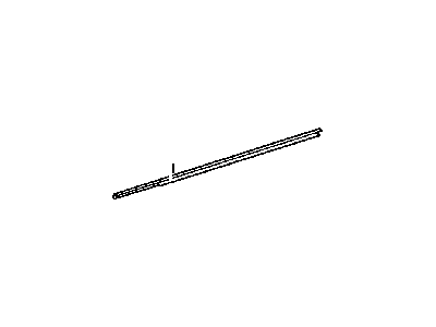 Toyota 68230-52160 Weatherstrip Assy,  Rear Door Glass,  Outer LH