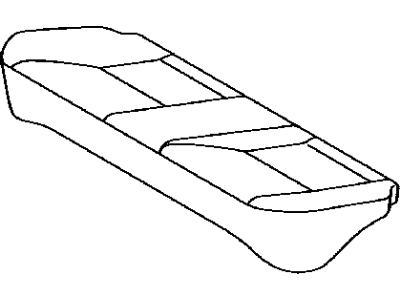 Toyota 71075-07090-A0 Cover,  Rear Seat Cushion (For Bench Type)