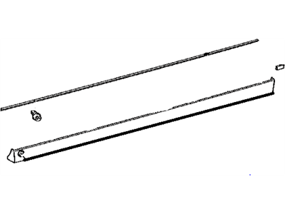 Toyota 76901-52110-B2 Mudguard Sub-Assy,  Side,  RH