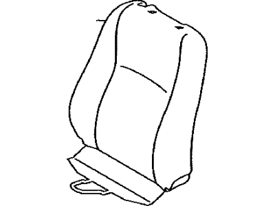 Toyota 71073-07301-B2 Cover,  Front Seat Back,  RH(For Separate Type)