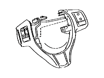 Toyota 84250-12010 Switch Assy,  Steering Pad