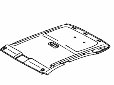 Toyota 63353-AC010 Pad,  Windshield Header Panel