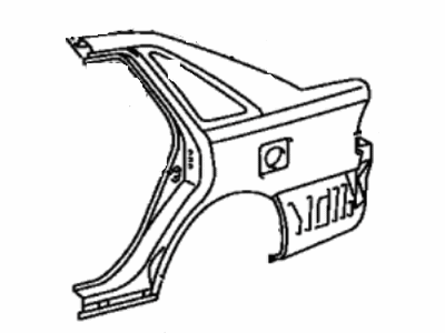 Toyota 61612-AC011 Panel,  Quarter,  LH