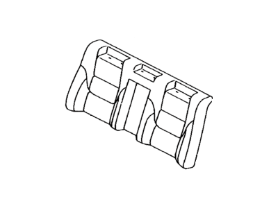 Toyota 71077-AC091-B5 Cover,  Rear Seat Back (For Bench Type)