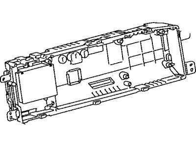 Toyota 83240-07180 Case Assembly, Center Display