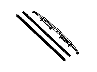 Toyota 85212-07050 Blade,  Front Wiper,  RH