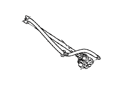 Toyota 73210-AC020-B0 Belt Assy,  Front Seat Outer,  RH