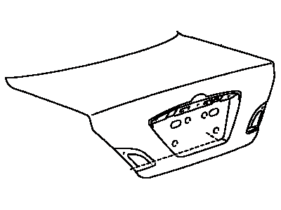 Toyota 64401-AC030 Panel Sub-Assy,  Luggage Compartment Door