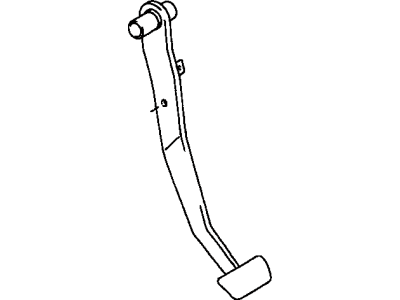 Toyota 47101-07020 Pedal Sub-Assembly, Brake