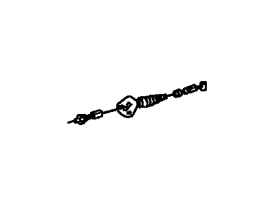 Toyota 46440-07020 Cable Assy,  Parking Brake,  NO.4