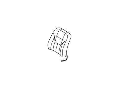 Toyota 71073-AC110-A1 Cover, Front Seat Back, Passenger Side(For Separate Type)