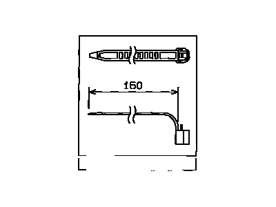 Toyota 82711-24420 Clamp, Wiring Harness