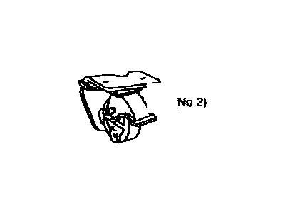 Toyota 17509-0A040 Bracket Sub-Assy,  Exhaust Pipe NO.4 Support