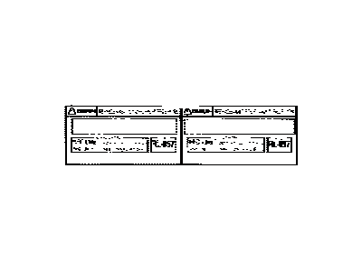 88723-12150 Toyota Label, Cooler Service Caution Illustration 1 of 1
