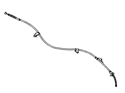 Toyota Corolla Parking Brake Cable - 46430-12410