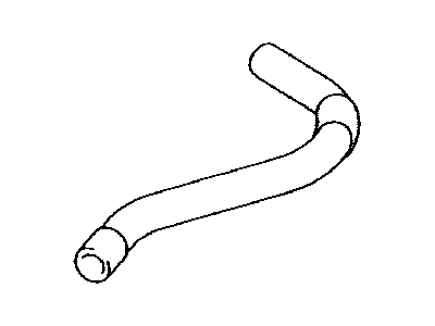 Toyota 16571-22070 Hose,  Radiator,  Inlet