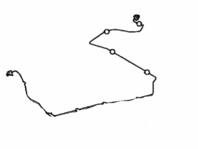 Toyota 47321-12270 Tube,  Rear Brake,  NO.1