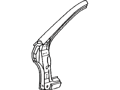 Toyota 61132-12620 Pillar, Front Body, Upper Outer Driver Side