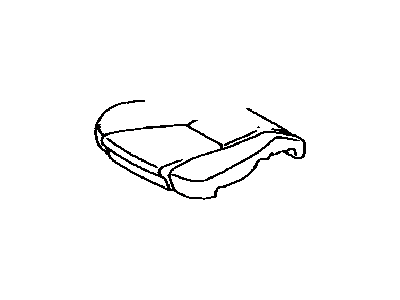 Toyota 71502-12020 Pad,  Front Seat Cushion,  RH(For Separate Type)