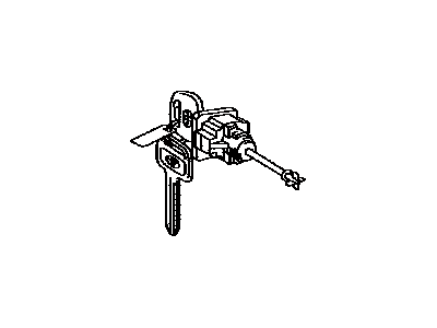 Toyota Tercel Door Lock Cylinder - 69051-12220