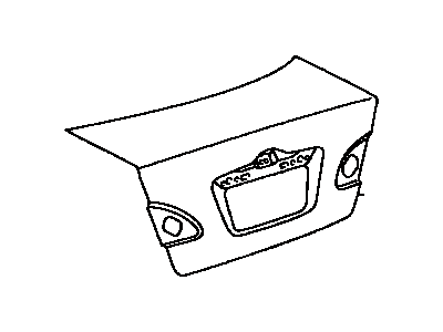 Toyota 64401-1E020 Panel Sub-Assy,  Luggage Compartment Door