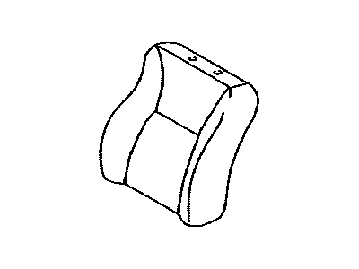 Toyota 71073-1N451-E0 Cover,  Front Seat Back,  RH(For Separate Type)