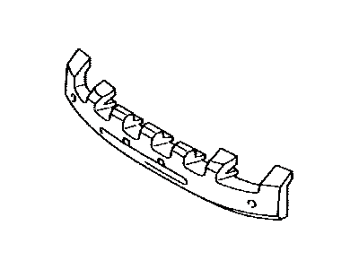 Toyota 52611-12160 Absorber,  Front Bumper Energy