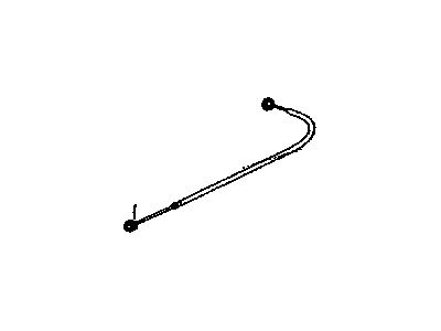 Toyota 55906-12400 Cable Sub-Assy,  Defroster Damper Control