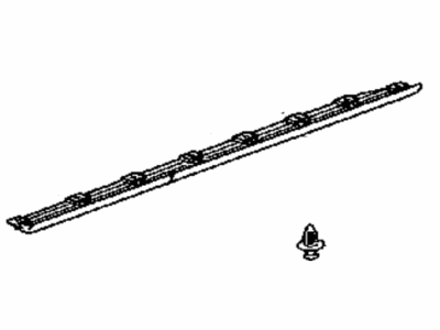 Toyota 75852-12061 Moulding,  Rocker Panel,  LH