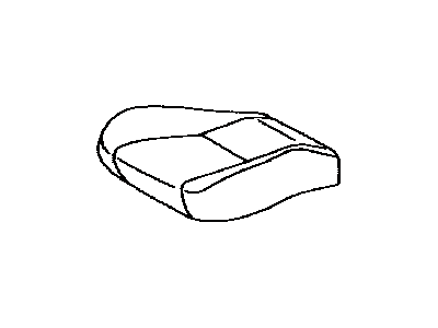 Toyota 71072-1K360-B0 Cover,  Front Seat Cushion,  LH(For Separate Type)