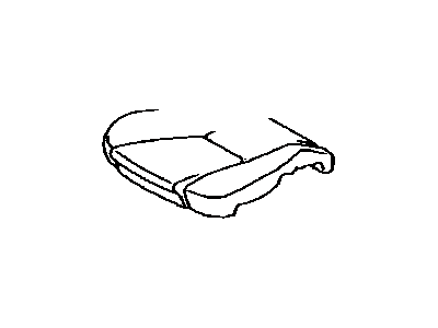 Toyota 71511-63010 Pad,  Front Seat Cushion,  LH (For Separate Type)
