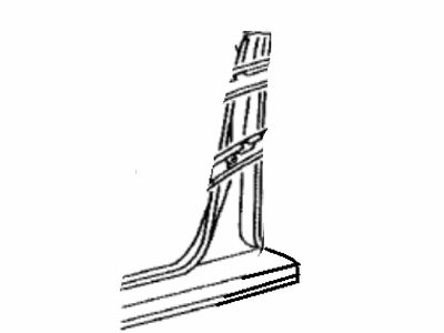 Toyota 61311-12400 Pillar,  Center Body,  Outer RH