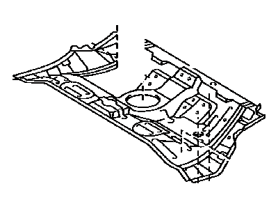 Toyota 58211-02170 Pan,  Center Floor