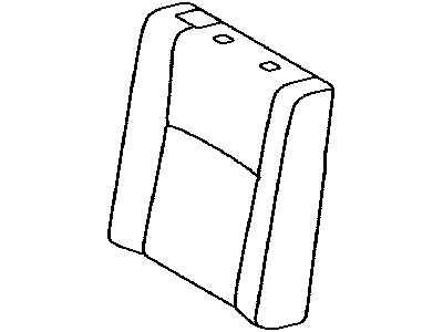 Toyota 79023-0C100-E1 Cover Sub-Assy,  NO.2 Seat Back,  RH