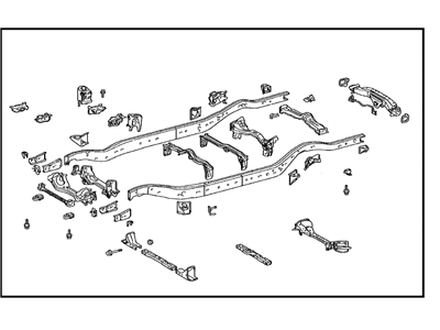 Toyota 51001-0C611 Frame Sub-Assy