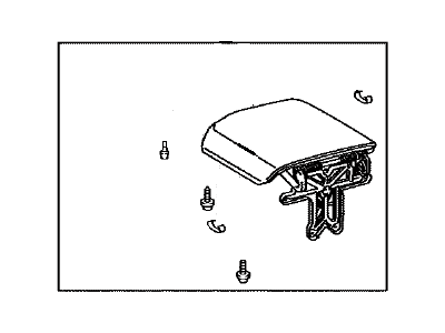 Toyota 58905-0C050-B0 Door Sub-Assy,  Console Compartment