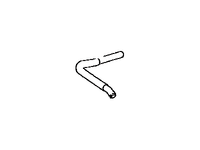 Toyota 16283-38010 Hose,  Water By-Pass,  NO.6