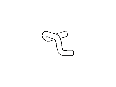 Toyota 87245-0C441 Hose,  Heater Water , Inlet C