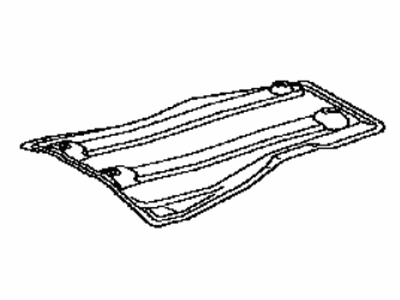 Toyota 58327-0C090 Insulator,  Main Muffler Heat