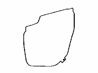 Toyota 67831-0C030 Cover,  Front Door Service Hole,  RH
