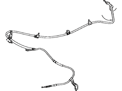 Toyota 46420-0C080 Rear Cable